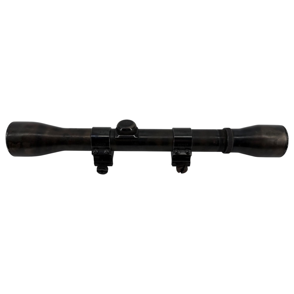 Vintage Weaver K4 60-B Scope 4x Fixed Power El Paso TX USA Made with Mounts